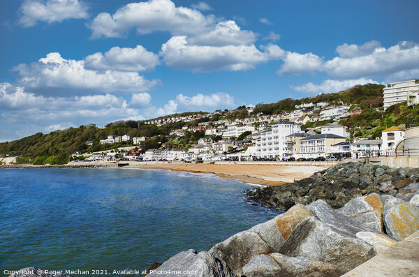 Ventnor Beach Isle of Wight Picture Board by Roger Mechan