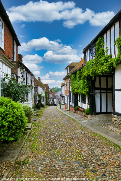 Enchanting Rye Streets Picture Board by Roger Mechan
