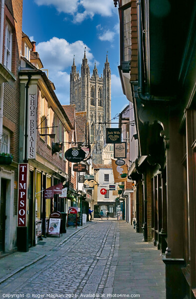 A Glimpse of Canterbury's Reverence Picture Board by Roger Mechan