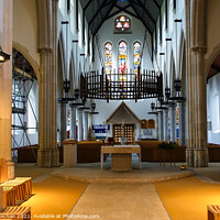 Buy canvas prints of Glowing Altar under Cathedral's Crown by Roger Mechan