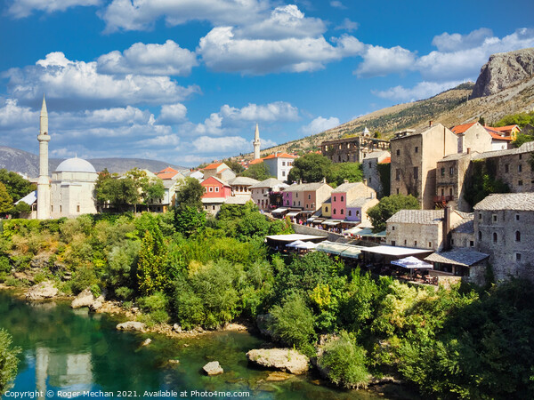 Serenity in Mostar Picture Board by Roger Mechan