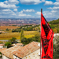 Buy canvas prints of Flag of Provence by Roger Mechan