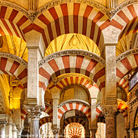 Buy canvas prints of The Awe-Inspiring Magnificence of Cordoba Mosque by Roger Mechan
