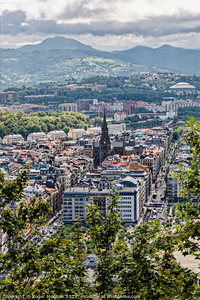 Overlooking San Sebastián Picture Board by Roger Mechan