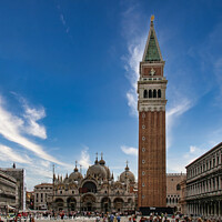 Buy canvas prints of The Timeless Charm of St. Mark's Square by Roger Mechan