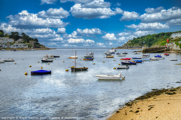 Serenity of the River Fowey Picture Board by Roger Mechan
