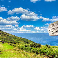 Buy canvas prints of Discover the Hidden Gem of Rame Head by Roger Mechan