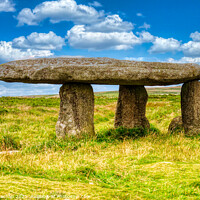 Buy canvas prints of The Mystical Lanyon Quoit by Roger Mechan