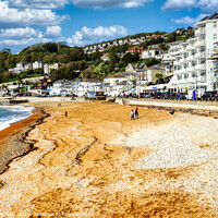 Buy canvas prints of Ventnor seafront Isle of Wight by Roger Mechan