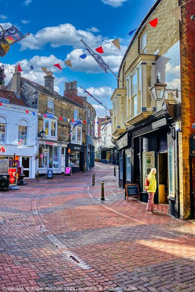 Charming Cowes Isle of Wight Picture Board by Roger Mechan