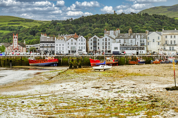 Tranquil Ramsey Harbour Picture Board by Roger Mechan
