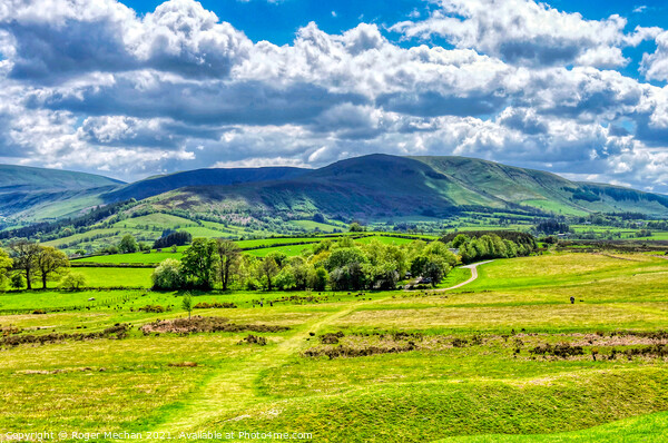 A Verdant Journey Through the Brecon Beacons Picture Board by Roger Mechan