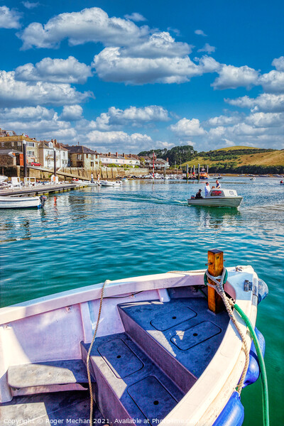 Serenity in Salcombe Picture Board by Roger Mechan