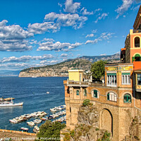 Buy canvas prints of Enchanting View of Sorrento Bay by Roger Mechan