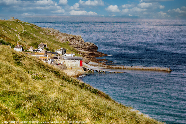 Enduring Charm of Sennen Cove Picture Board by Roger Mechan