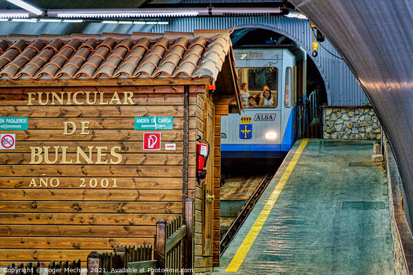 Tunneling Through the Picos Mountains Picture Board by Roger Mechan