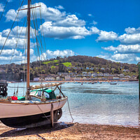 Buy canvas prints of Serenity at Teignmouth Estuary by Roger Mechan