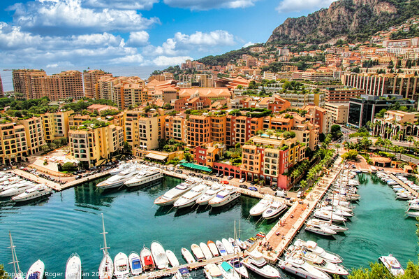 Glitz and Glamour of Monaco Picture Board by Roger Mechan
