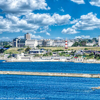 Buy canvas prints of Plymouth Sound and Hoe: A Scenic Marvel by Roger Mechan