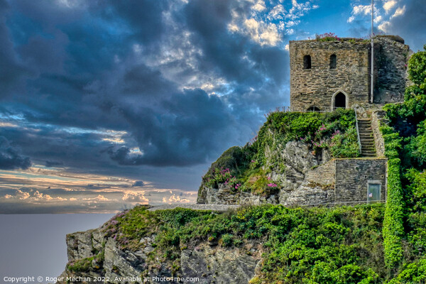 The Regal Fortress of Fowey Picture Board by Roger Mechan