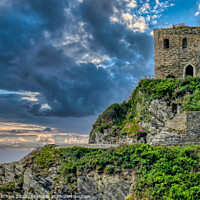Buy canvas prints of The Regal Fortress of Fowey by Roger Mechan