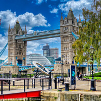 Buy canvas prints of London's Iconic Tower Bridge by Roger Mechan