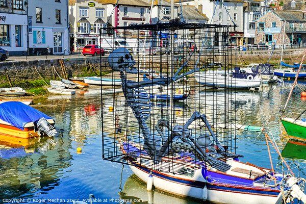 The Hanging Cage of Brixham Picture Board by Roger Mechan