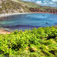 Buy canvas prints of Serene Beauty of Lulworth Cove by Roger Mechan