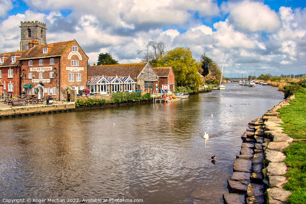 Serenity at Wareham Quay Picture Board by Roger Mechan
