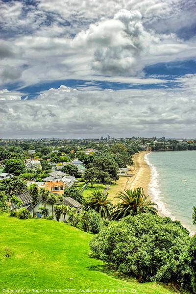 Serenity of Devonport Beach Picture Board by Roger Mechan