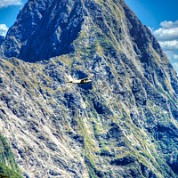 Buy canvas prints of Flight through the Southern Alps by Roger Mechan