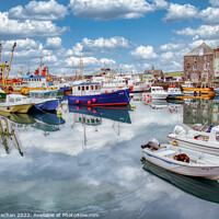 Buy canvas prints of Serenity at Padstow Harbour by Roger Mechan