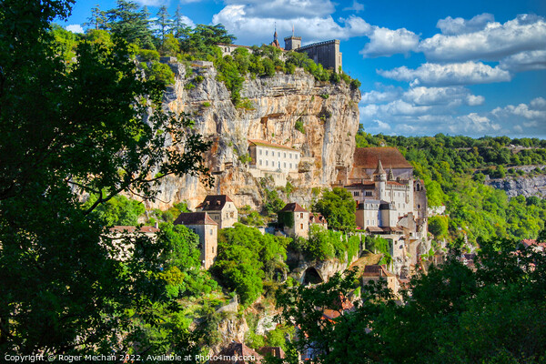 The Sacred Village of Rocamadour Picture Board by Roger Mechan