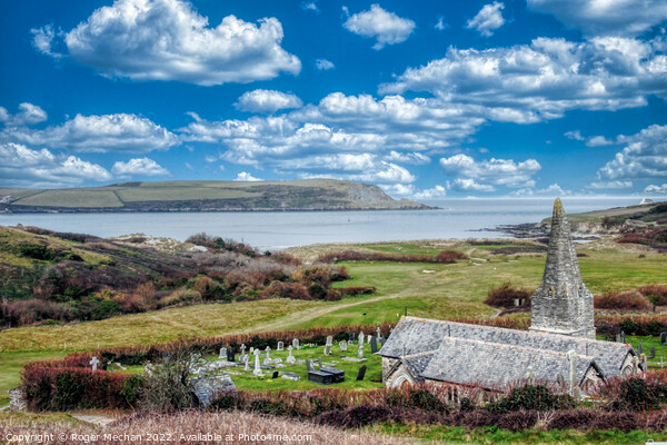 The Serenity of St Enodoc Church Picture Board by Roger Mechan