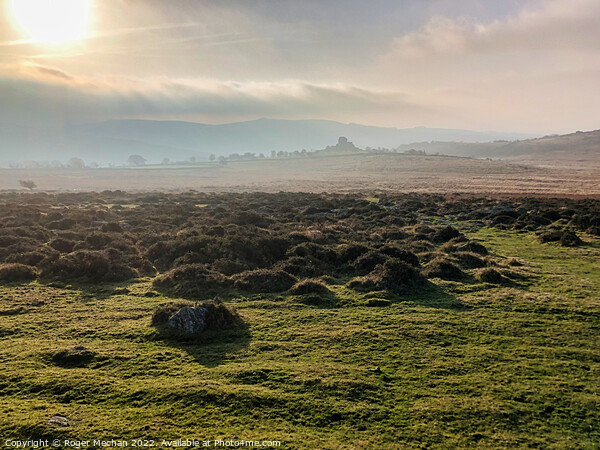 The Serene Majesty of Dartmoor Picture Board by Roger Mechan