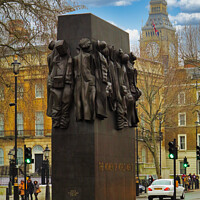 Buy canvas prints of Memorial to the Women of World War Two by Roger Mechan
