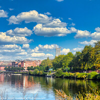 Buy canvas prints of Serene Beauty of River Severn by Roger Mechan