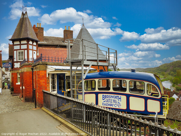Bridgnorth Cliff Railway: An Iconic Landmark Picture Board by Roger Mechan