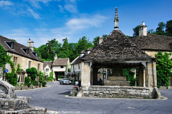 Timeless Charm of Castle Combe Picture Board by Roger Mechan