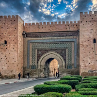 Buy canvas prints of Regal Gateway to Meknes by Roger Mechan