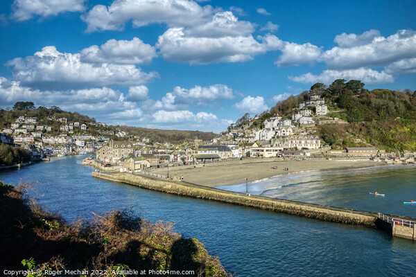 Captivating Looe Cornwall Picture Board by Roger Mechan