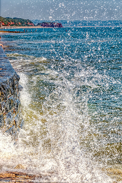 Dynamic Waves in Dawlish Picture Board by Roger Mechan