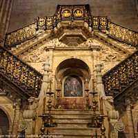 Buy canvas prints of Marble Splendor in Burgos Cathedral by Roger Mechan