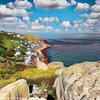 Buy canvas prints of Coastal Oasis by Roger Mechan