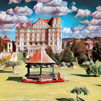 Buy canvas prints of Victorian Charm in Parade Gardens by Roger Mechan