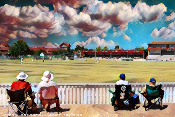 Cricket Fever Picture Board by Roger Mechan