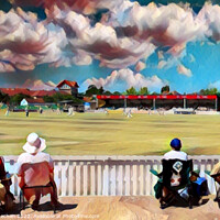 Buy canvas prints of Cricket Fever by Roger Mechan