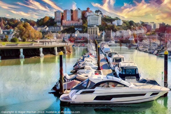 Serenity in Torquay Picture Board by Roger Mechan