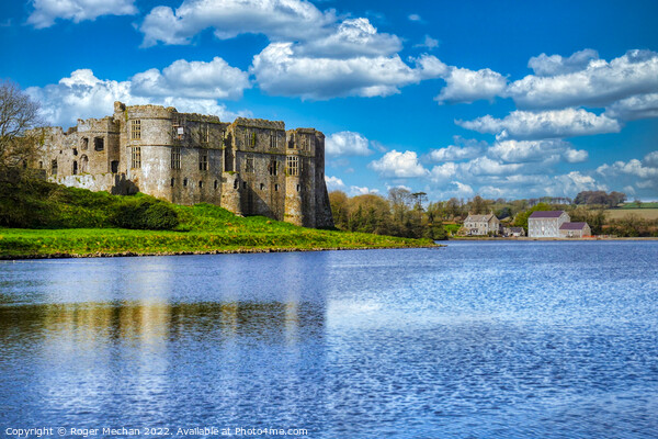 Timeless beauty of Carew Castle Picture Board by Roger Mechan
