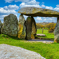 Buy canvas prints of The Ancient Dolmen of Pentre Ifan by Roger Mechan